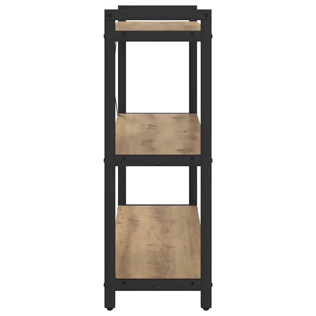 vidaXL Libreria rovere artigianale 80 x 30 x 83 cm Legno multistrato
