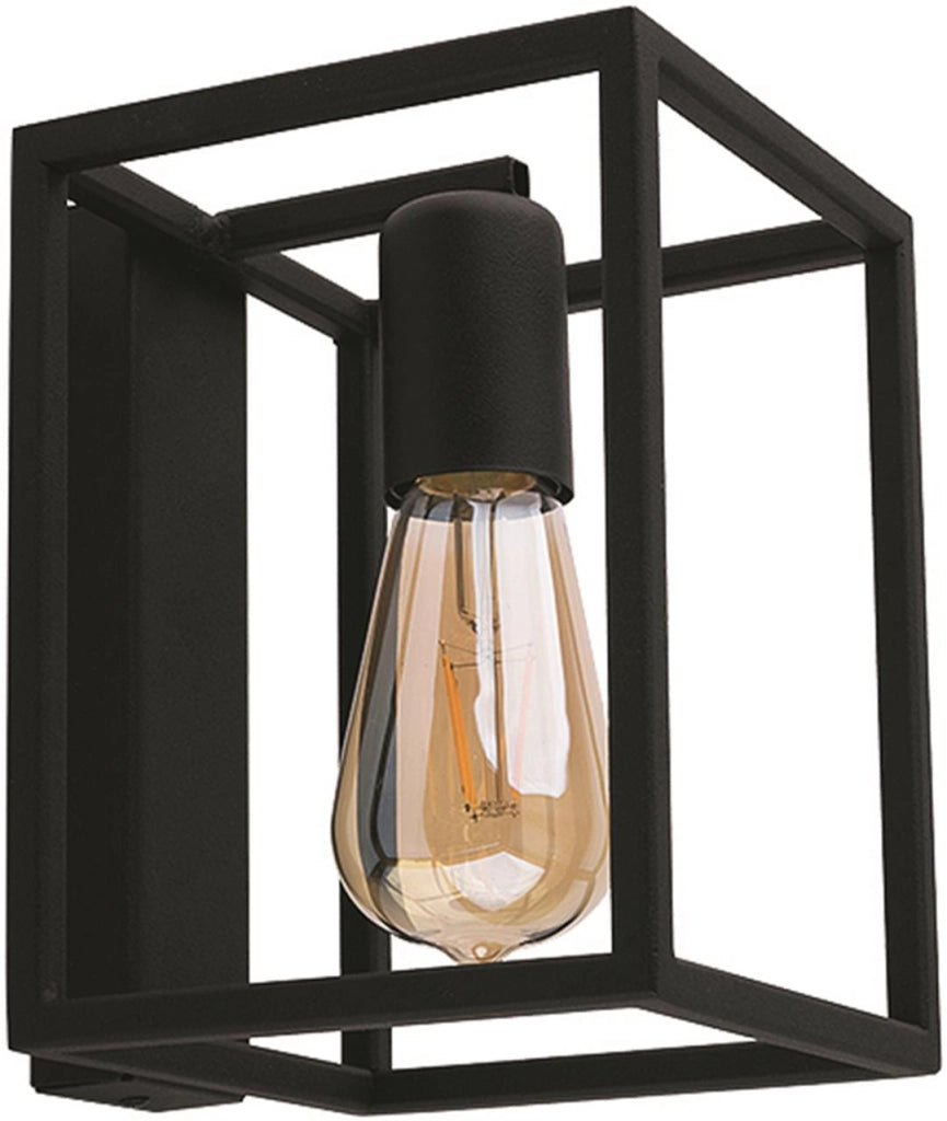 Nowodvorski CRATE applique parete nera metallo E27 9046