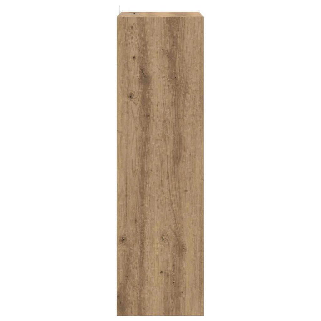Armadio per Libri rovere artigianale 37 x 30 x 103 cm