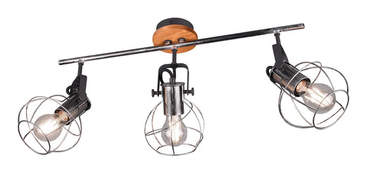 Plafoniera da Interno Attacco E27 in Metallo argento anticato