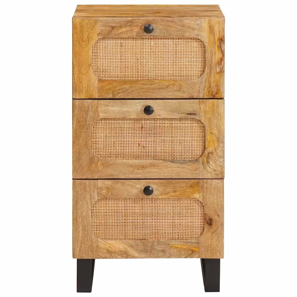 Credenza | Madia | Buffet da pranzo | Armadio da pranzo Marrone 40 x 33 x 75 cm Legno di mango massello