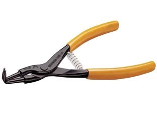 PINZA CON MOLLA BECCHI PIEGATI PER ANELLI ART.1038  mm.135x0.9    BETA