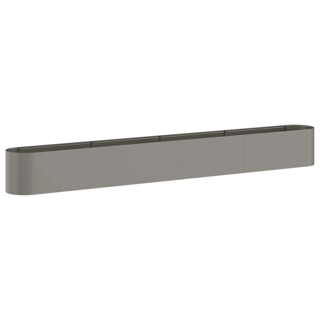 Letto rialzato da giardino Acciaio Corten 360 x 40 x 40 cm 8011711