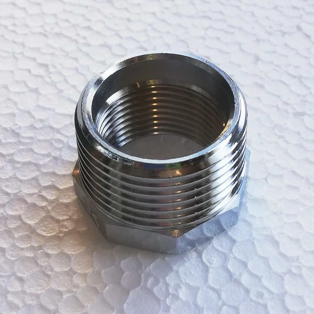Riduzione mf da 1''x 1/2'' in ottone cromato