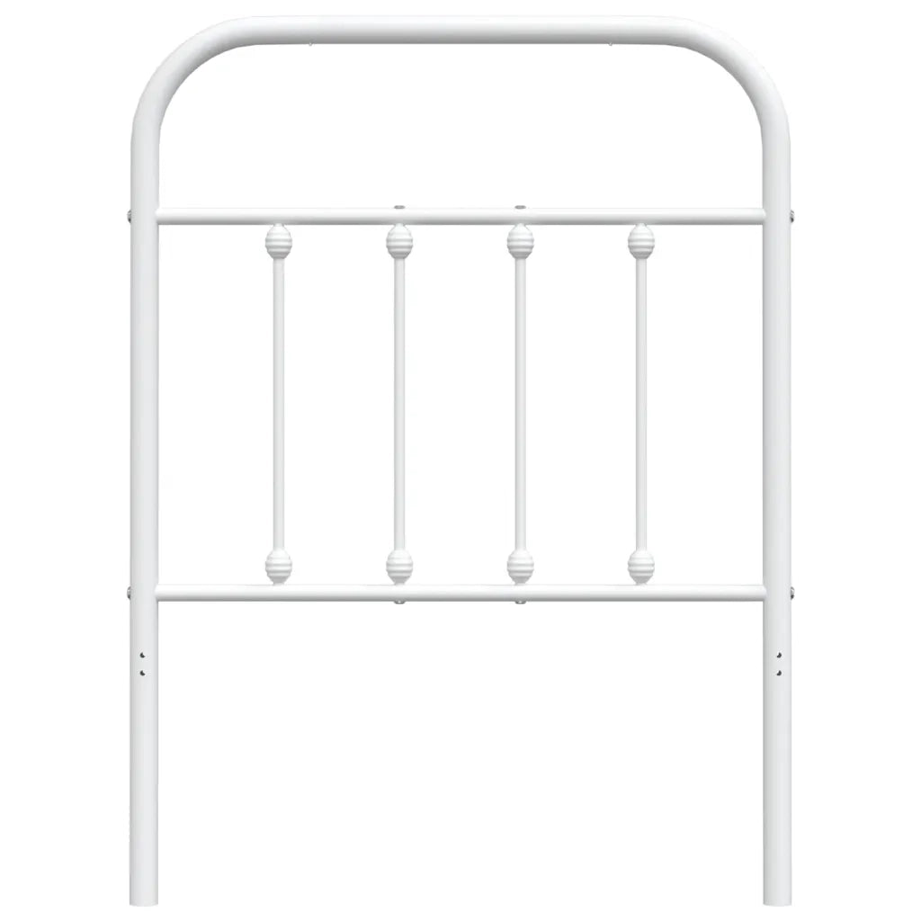Testiera di Ricambio in Metallo Bianco 75 cm 352653