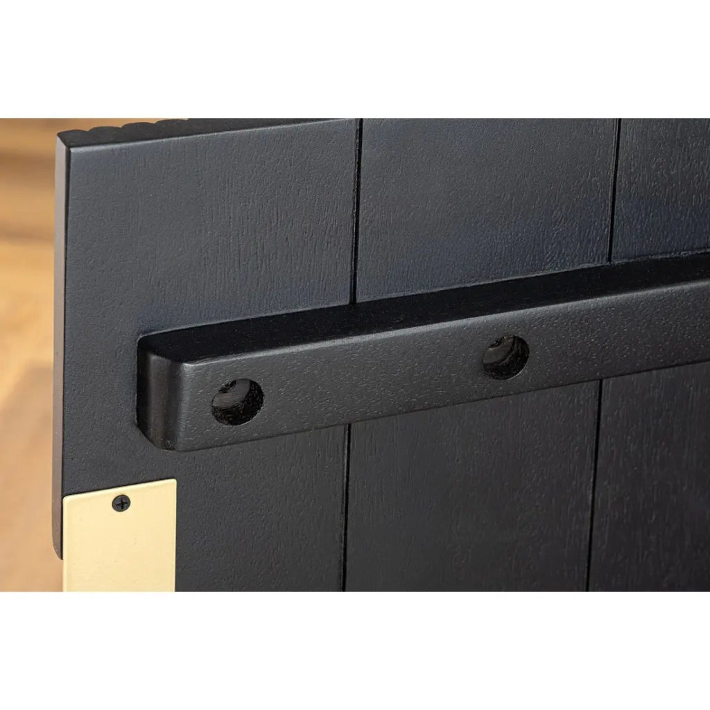 Buffet 160 cm 4 porte nero e dorato – Collezione ORION