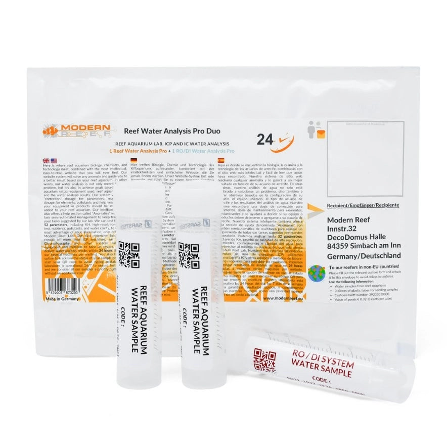 Modern Reef Water Analisi Pro Duo - test ICP per acqua marina e di osmosi