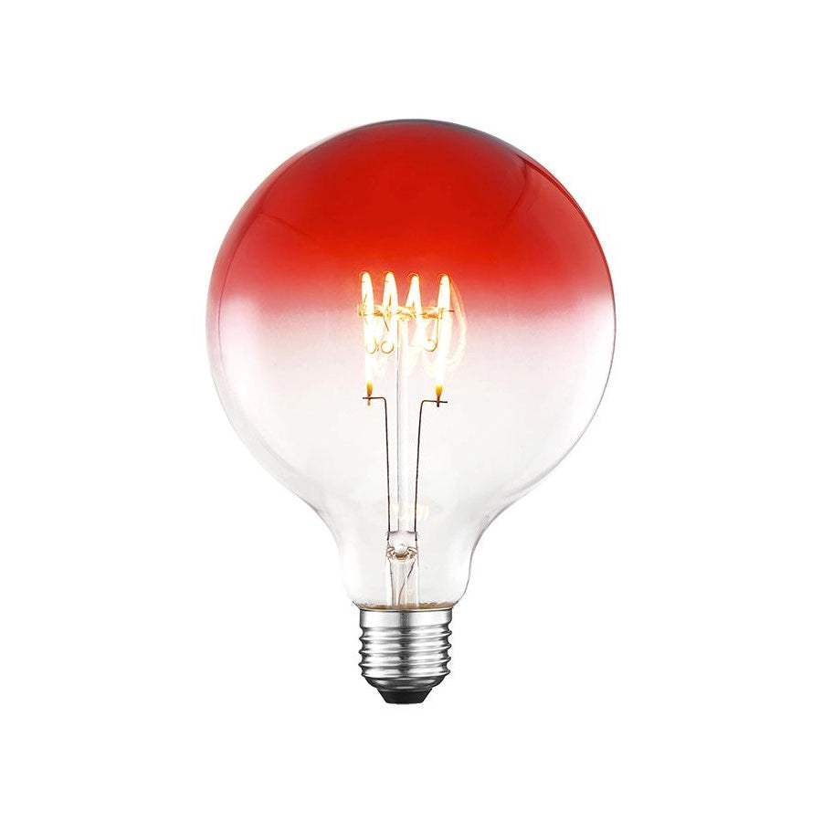 Lampadina vintage Globo rosso E27