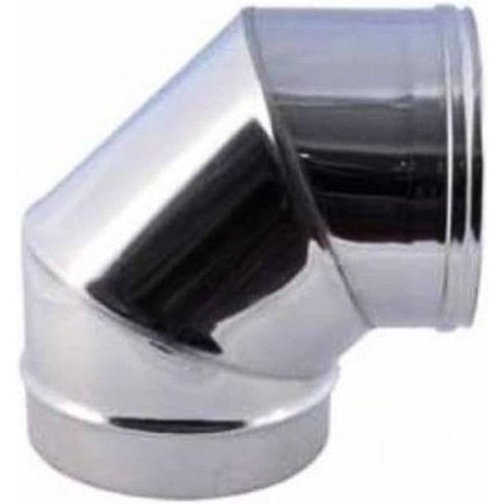 Aisi304 tuyau de chemin e courb  90  en acier inoxydable pour po