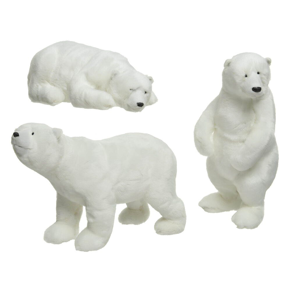 ORSO POLARE IN PLASTICA 13X15X26 CM ASSORTITO PREZZO CAD UNO