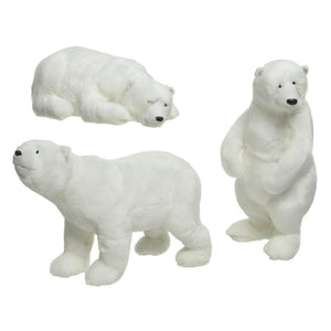 ORSO POLARE IN PLASTICA 13X15X26 CM ASSORTITO PREZZO CAD UNO