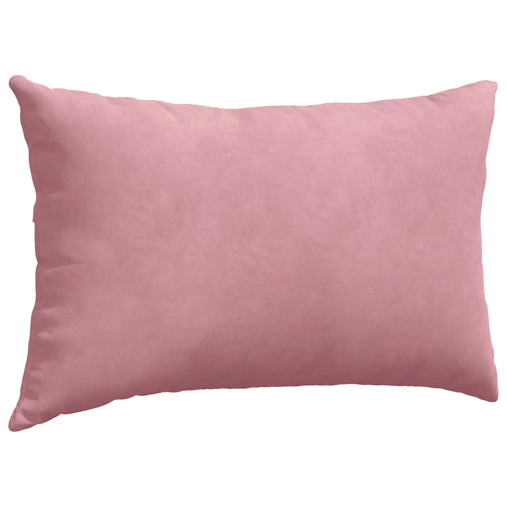 Cuscini da Divano 2 pz | Cuscini per sedie Rosa 50 x 30 cm Tessuto in Cords