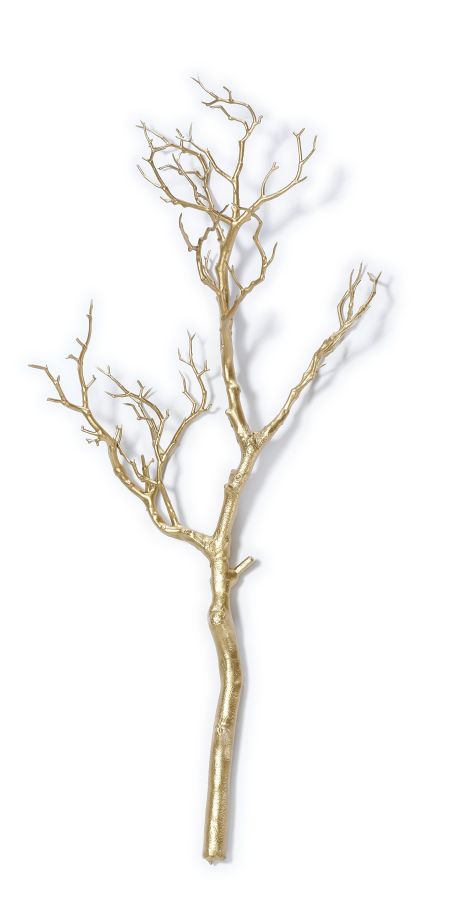 RAMO DECORATIVO ORO IN PVC ALTO CIRCA 70CM