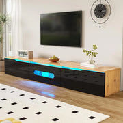 Mobile TV moderno - Xylo - 180cm superficie lucida LED RGB