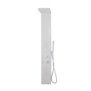 Colonna doccia pannello idromassaggio effetto cascata YH8124 SIDNEY - Bianco