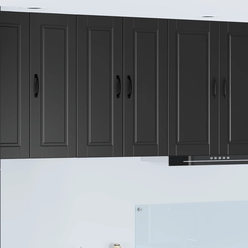 Mobile da cucina-Armadio da cucina Nero 60 x 31 x 80 cm Legno multistrato 743324