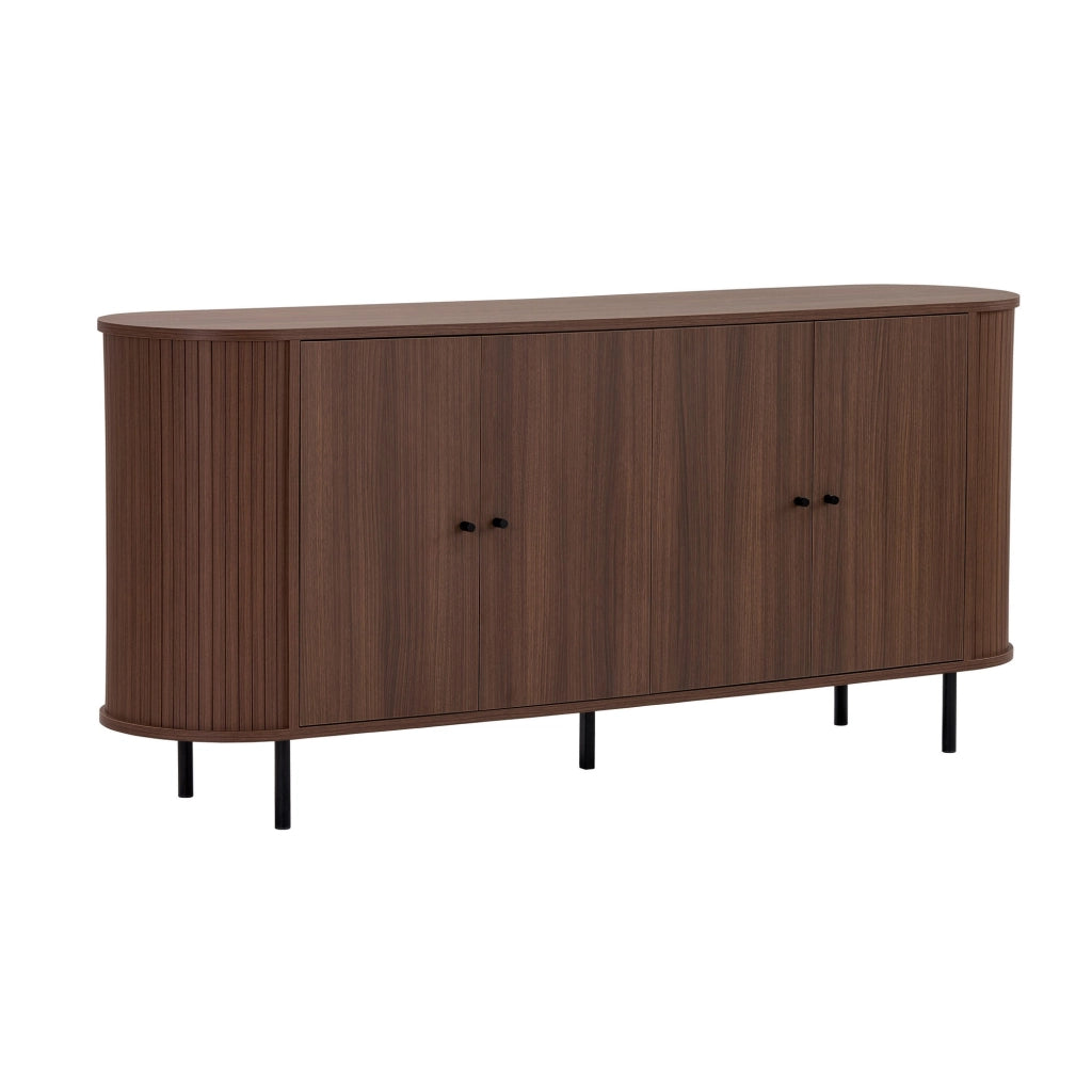 Credenza in legno "Noble" - 180 x 40 x 80 cm - Marrone