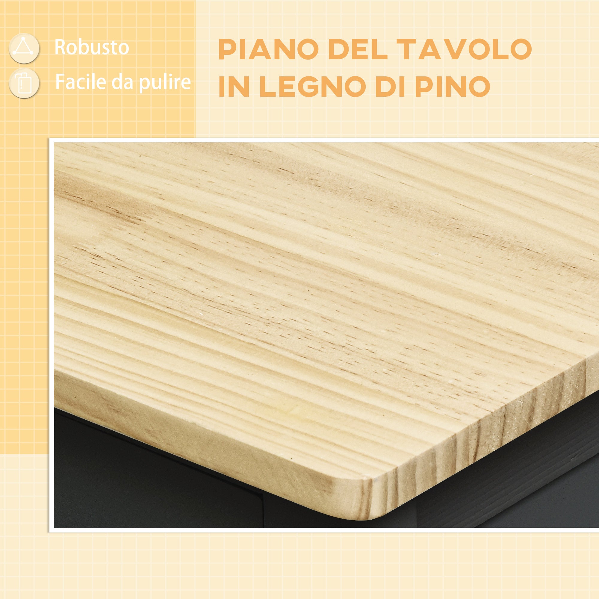 Carrello da Cucina Salvaspazio 89x40x84 cm con Cassetti Ripiani e Ruote in MDF e Legno Nero