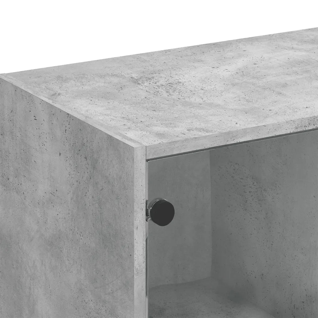 Libreria Ante Grigio Cemento 136x37x109 cm in Legno Multistrato 3206513