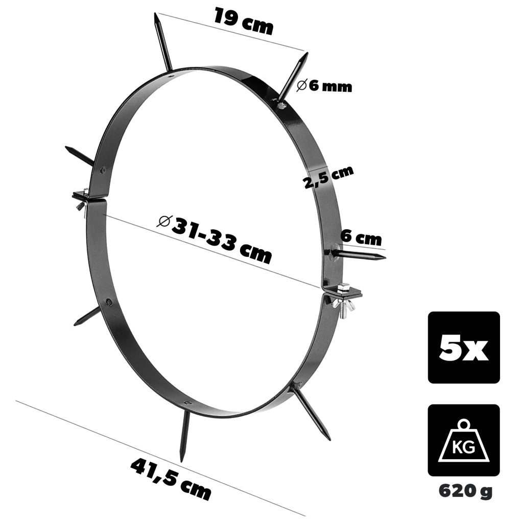 KADAX Walec ogrodowy z kolcami 80cm P25569B K16223