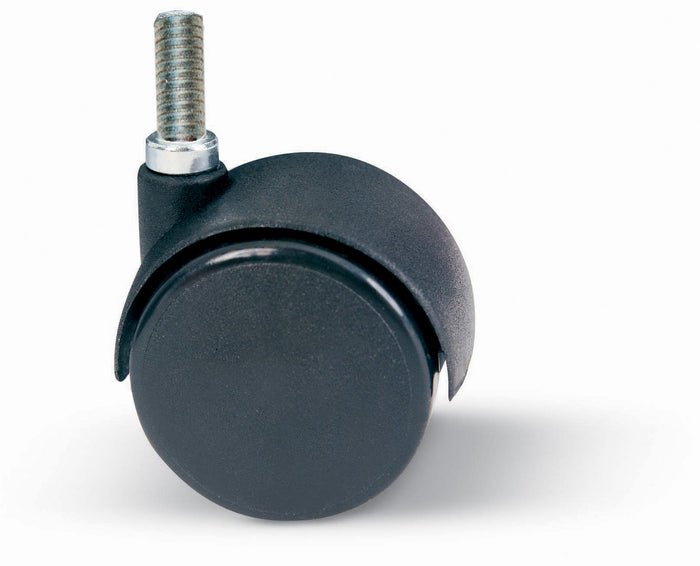 ruota nylon gemellare con perno 8ma-12 mm.30 cod:ferx.33329