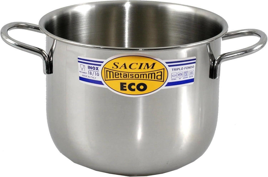 Pentola Cuocitutto per induzione con 2 manici Lt.6 Cm.22