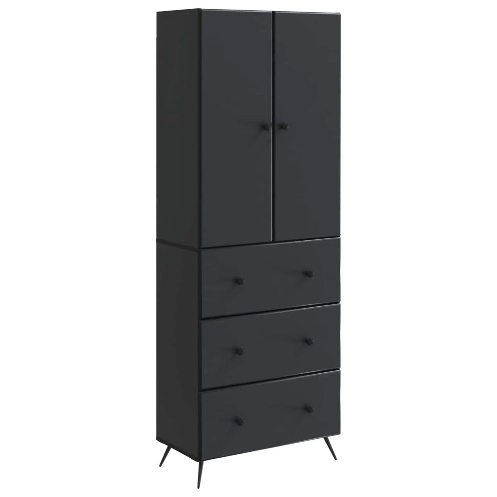 Set di armadi 2 pcs Nero 66 x 34,5 x 90 cm Legno ingegnerizzato 3416881
