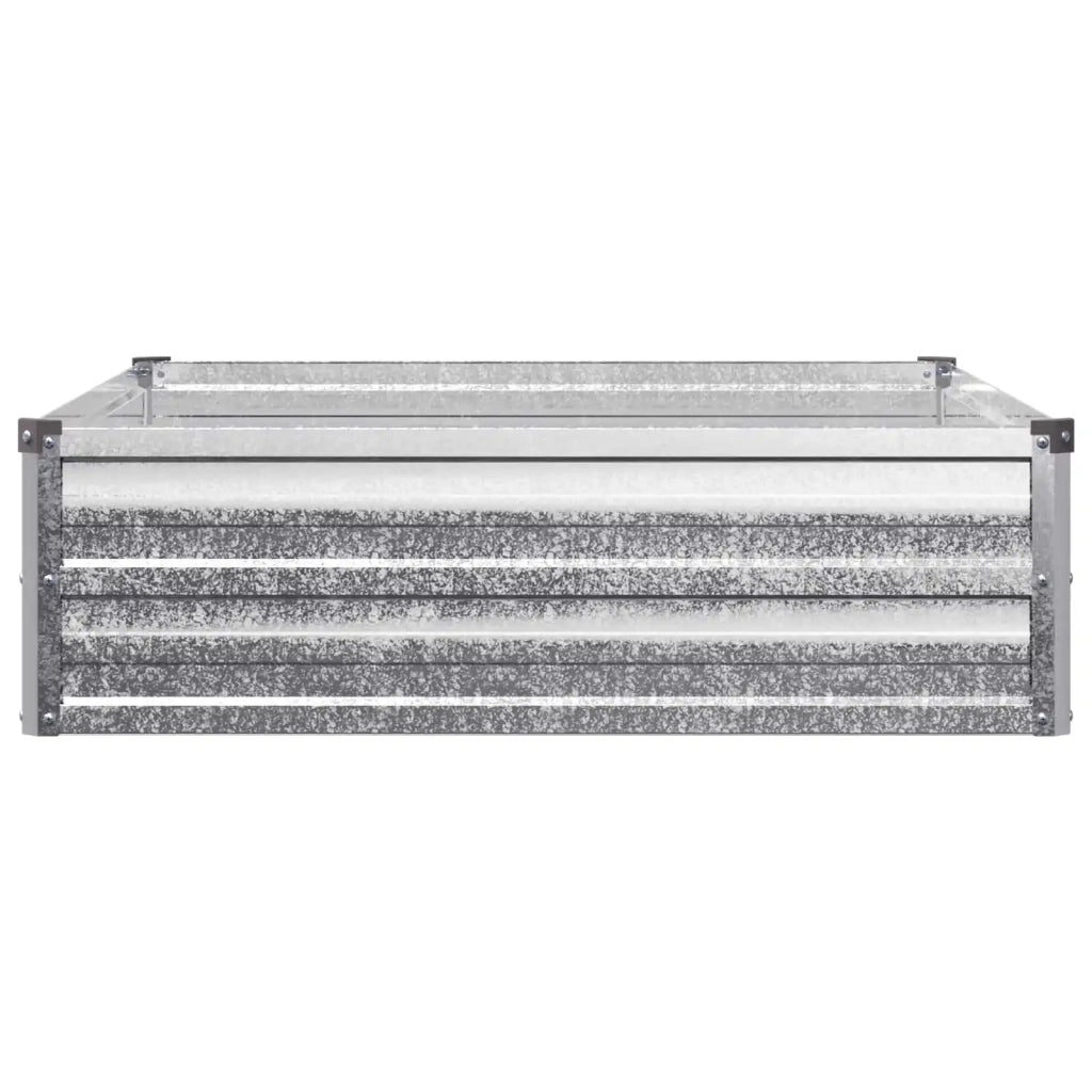 Letto rialzato da giardino Argento 100 x 80 x 24 cm 8006467