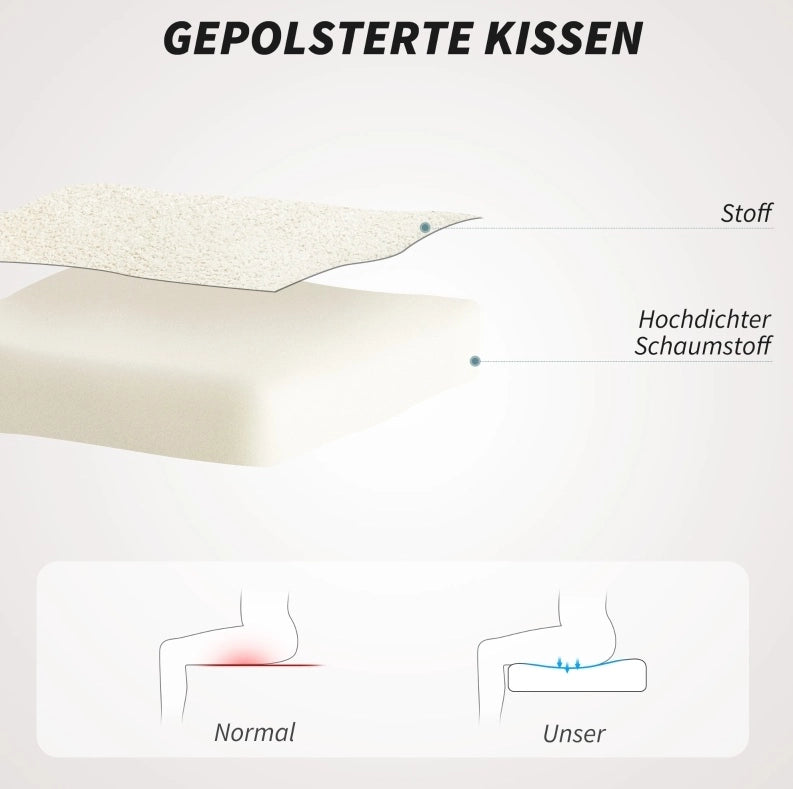 Sedia da ufficio beige in poliestere effetto velluto con altezza regolabile