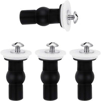 4 pezzi cerniera di fissaggio fori ciechi 14mm sedile wc vite di