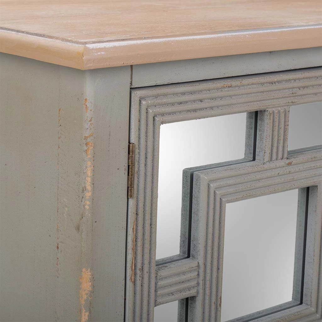Mobile da ingresso in legno grigio 83x36x56,5h