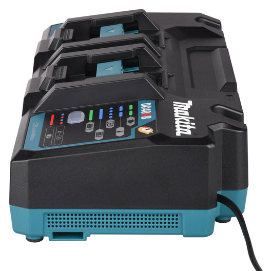 Makita DC40RB 191N09-8 Caricabatterie Rapido Doppio 40V XGT – Ricarica Due Batterie Contemporaneamente