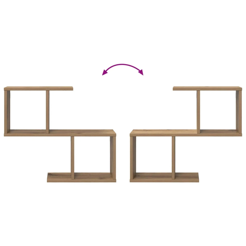 Scaffale da parete Rovere Artigianale 60 x 12 x 50,5 cm 8012267
