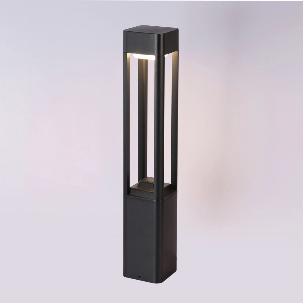 Paletto giardino 80cm LED 10W 3000K nero NUTRI Italux