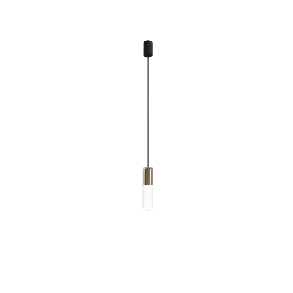 Lampada a sospensione Nowodvorski CYLINDER 7868 ottone vetro