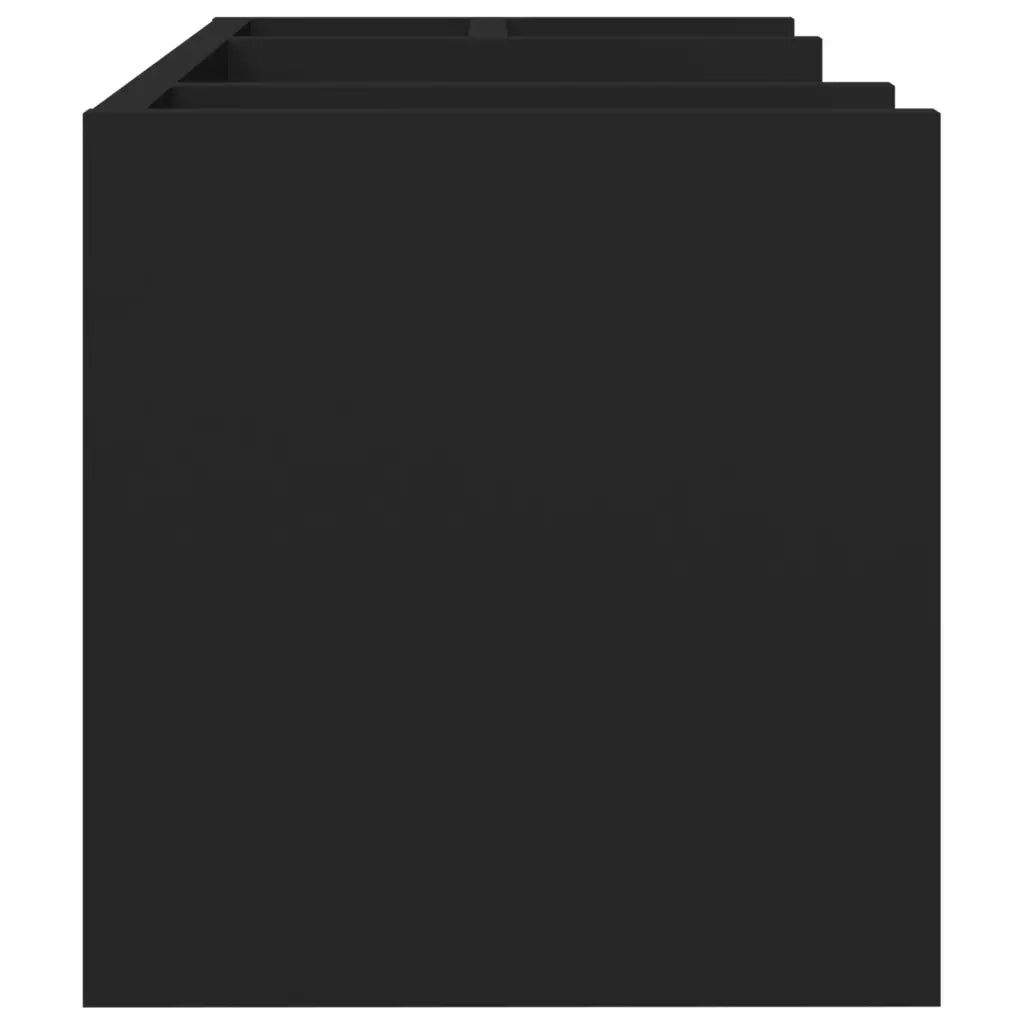 Organizer da Scrivania Nero 44,5x24x25 cm in Legno Multistrato 848039