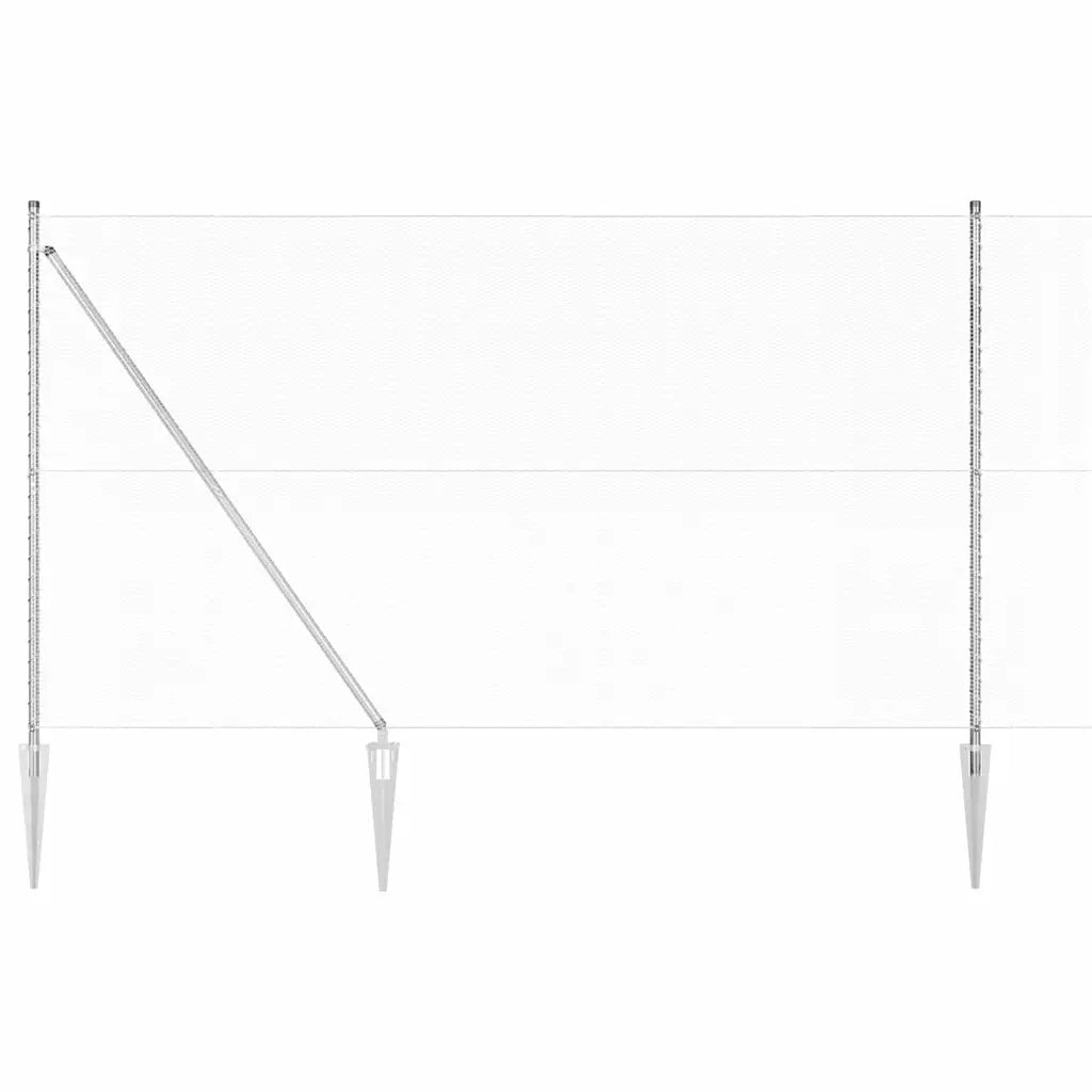 Palo della recinzione Argento 10 x 1,6 m (maglia da 13 mm)