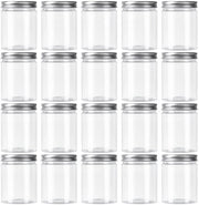 Contenitori di conservazione per cucina - Piatte plastiche 250 ml - Lekvrij e trasparenti - Specie e cosmetici - Ideali per alimenti secchi - Set di 20 pezzi
