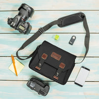 Mantona borsa fotografica Milano piccolo nero