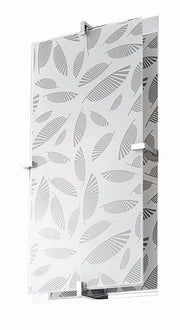 Plafoniera Candellux Fikus vetro 2xE27 40cm cromata