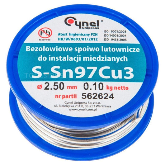 Topex 44e742 lega per saldatura a di stagno per installazioni in