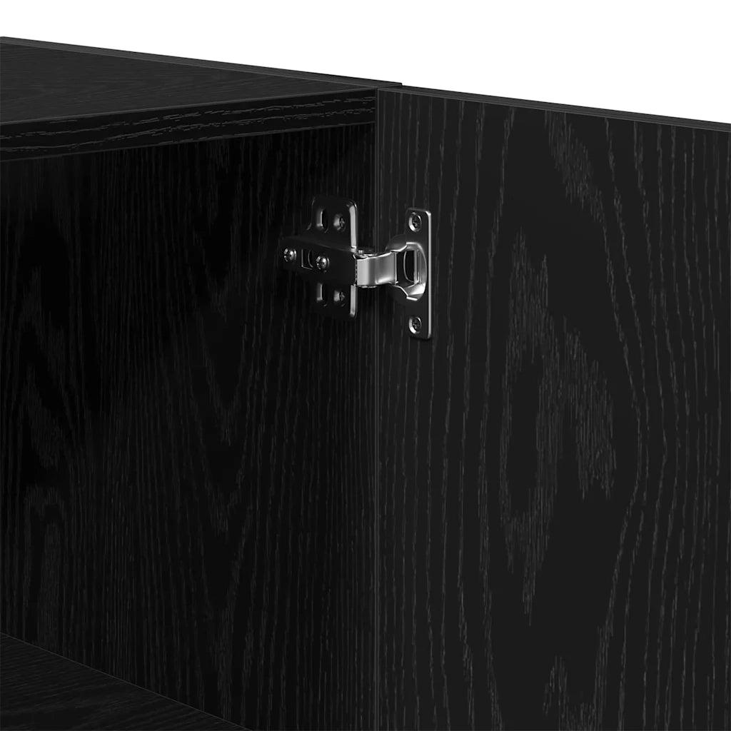 Armadietto a muro Rovere Nero 60 x 31,5 x 60 cm 862949