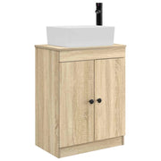 Mobile da bagno con Lavabo | Armadio Lavabo Rovere Sonoma 54 x 35 x 83 cm