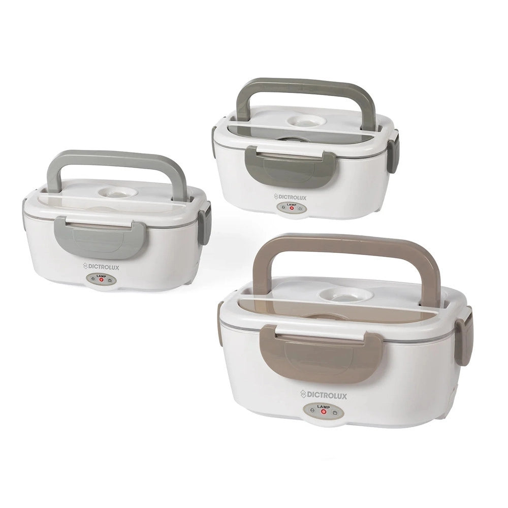 Trade Shop - Scaldavivande Elettrico 40w Portatile Capacità 1,5lt 2 Scomparti Vaschette Estraibili -