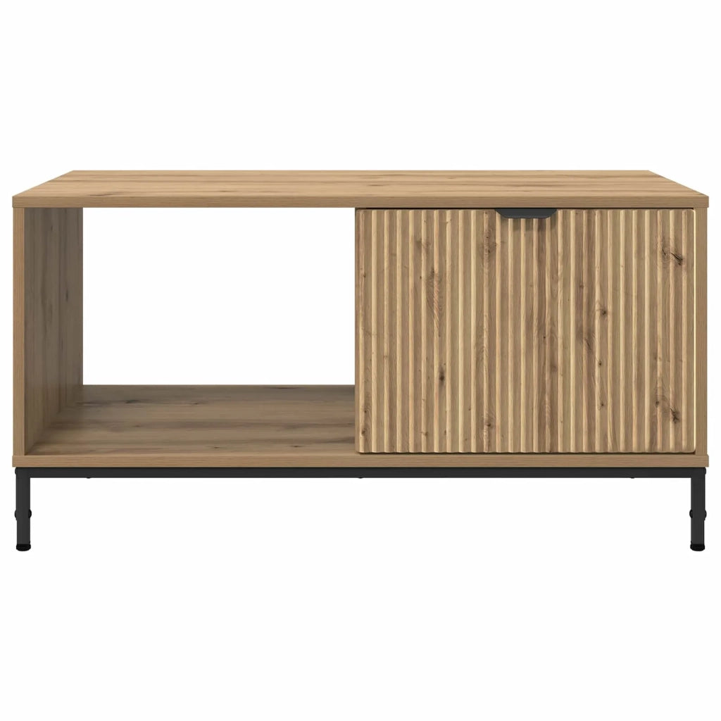 Tavolino da salotto Rovere artigianale 90 x 49 x 46 cm 883453