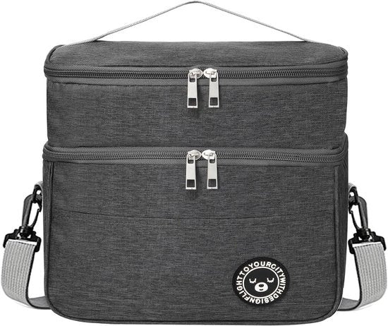 Borsa da picnic opzionabile - 9,6 litri - isolata - ideale per pranzo e picnic