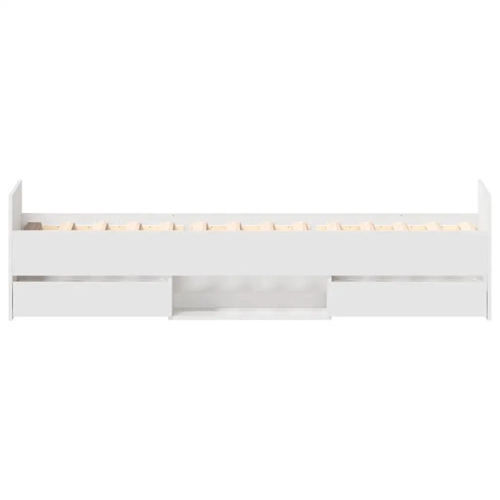 Giroletto con Testiera e Pediera Bianco 75x190 cm