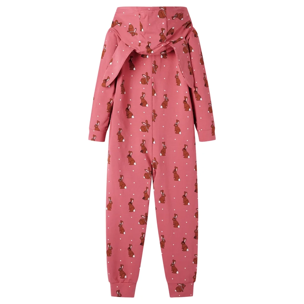 Tutina con Cappuccio da Bambina Rosa Antico 104 CFW4600582