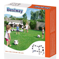 Porta Da Calcio Rete Gonfiabile 213x122x137cm Con 2 Palloni Giardino Bestway