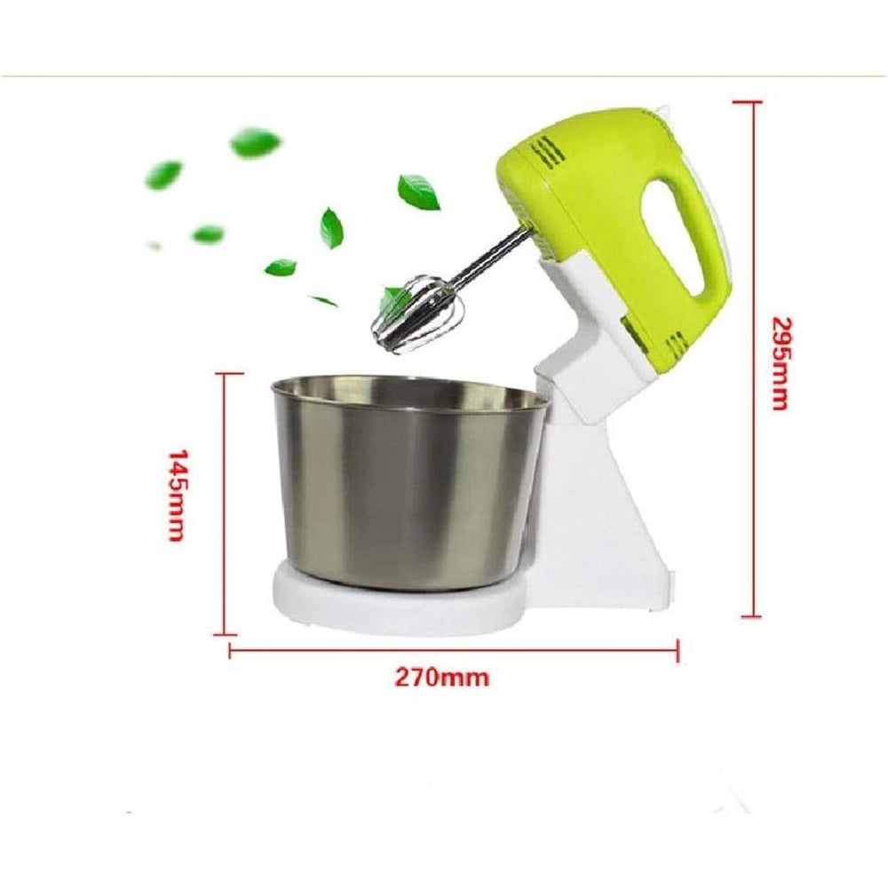 Trade Shop - Sbattitore Manuale Elettrico Frullino Per Uova Portatile 100w 7 Velocità Con Pulsante Turbo -